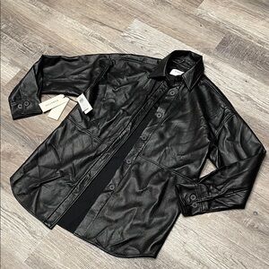 Babaton Black Leather Jacket